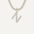 Load image into Gallery viewer, Diamond Initial Necklace
