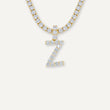Load image into Gallery viewer, Diamond Initial Necklace