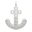 Load 3D model into Gallery viewer, Mini Anchor Pendant in Sterling Silver
