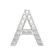 Load 3D model into Gallery viewer, Mini Diamond Letter Pendant &amp; Necklace
