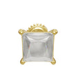 Load 3D model into Gallery viewer, Princess Cut Diamond Earrings
