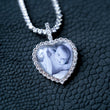 Load image into Gallery viewer, Custom 3D Bubble Heart Picture Necklace
