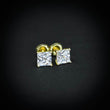 Load image into Gallery viewer, Princess Cut Diamond Earrings
