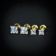 Load image into Gallery viewer, Princess Cut Diamond Earrings
