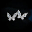 Load image into Gallery viewer, Diamond Butterfly Earrings
